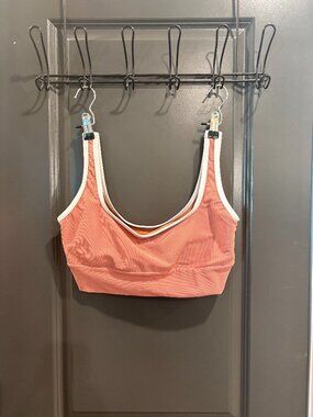 LainSnow Ribbed Bikini Set Top L / Bottom XL